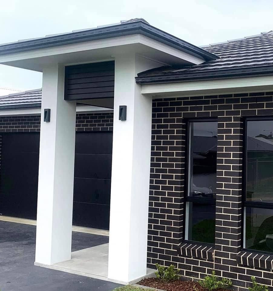 konsep rumah elegan dengan bata ekpos