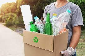 sampah plastik yang akan didaur ulang